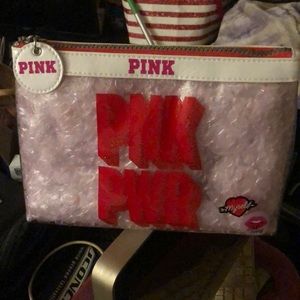 Vs pink makeup bag